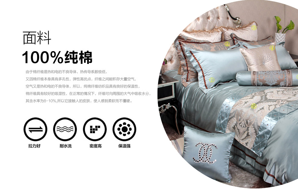 家纺仿真丝床上用品床品11件套床单被套婚庆棉11件套（不含芯）（不含木架费）WLB0532