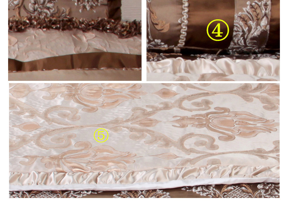 欧式家纺床上用品多件套 高档棉质提花床品10件套 （不含芯）送礼佳品（不含木架费）WLB0645