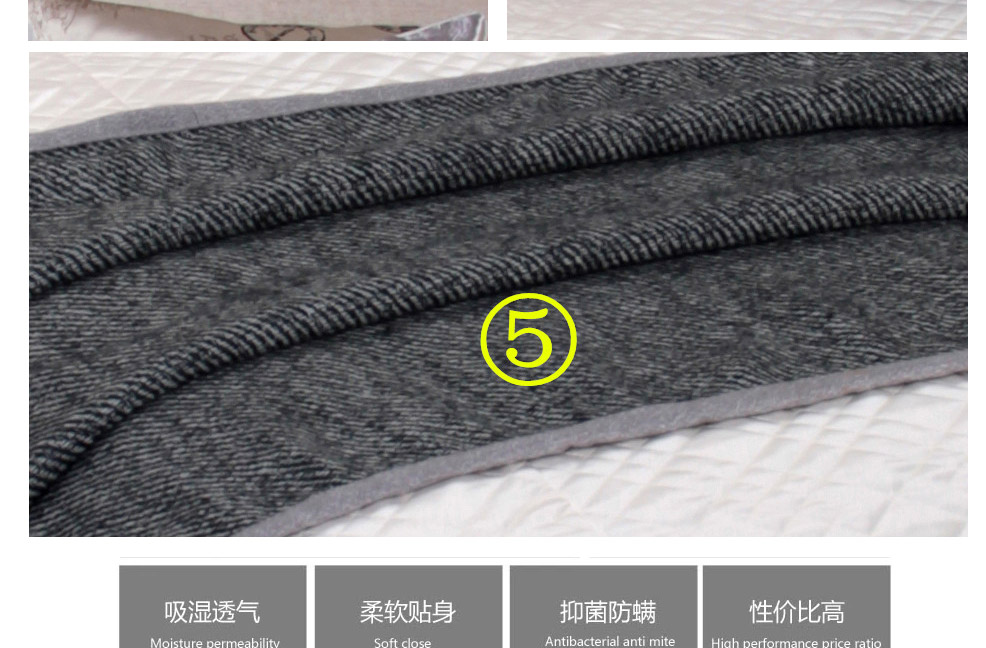 高档舒适条纹床品套件10件套仿真丝棉质床品多件套（不含芯）（不含木架费） WLB0665