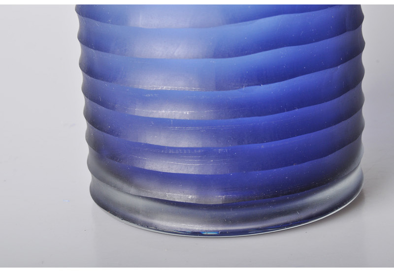 简欧现代蓝色透明玻璃花瓶摆件/欧式时尚创意家居台面花瓶花器53S001-26、53S001-366