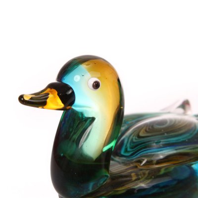 拧丝鸭琉璃摆件家居婚新房装饰工艺品高档创意礼品XSJ-79/80-造型摆件批发-万菱购
