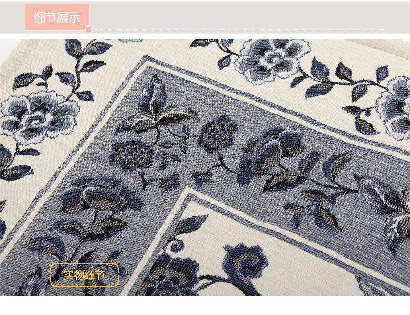 欧美风格新款高端奢华多尼尔浅灰色时尚地毯长方形家居地毯地垫客厅别墅样板房地毯HXY-144