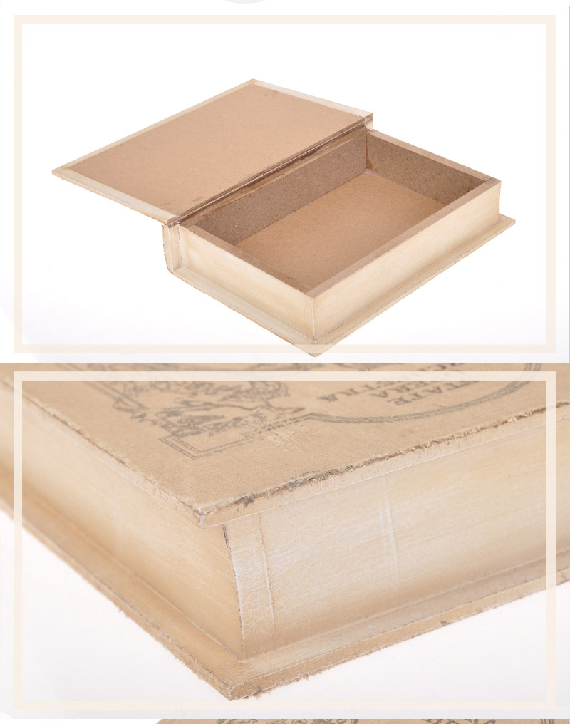 铁布木质装饰盒 创意家居收纳盒L354254
