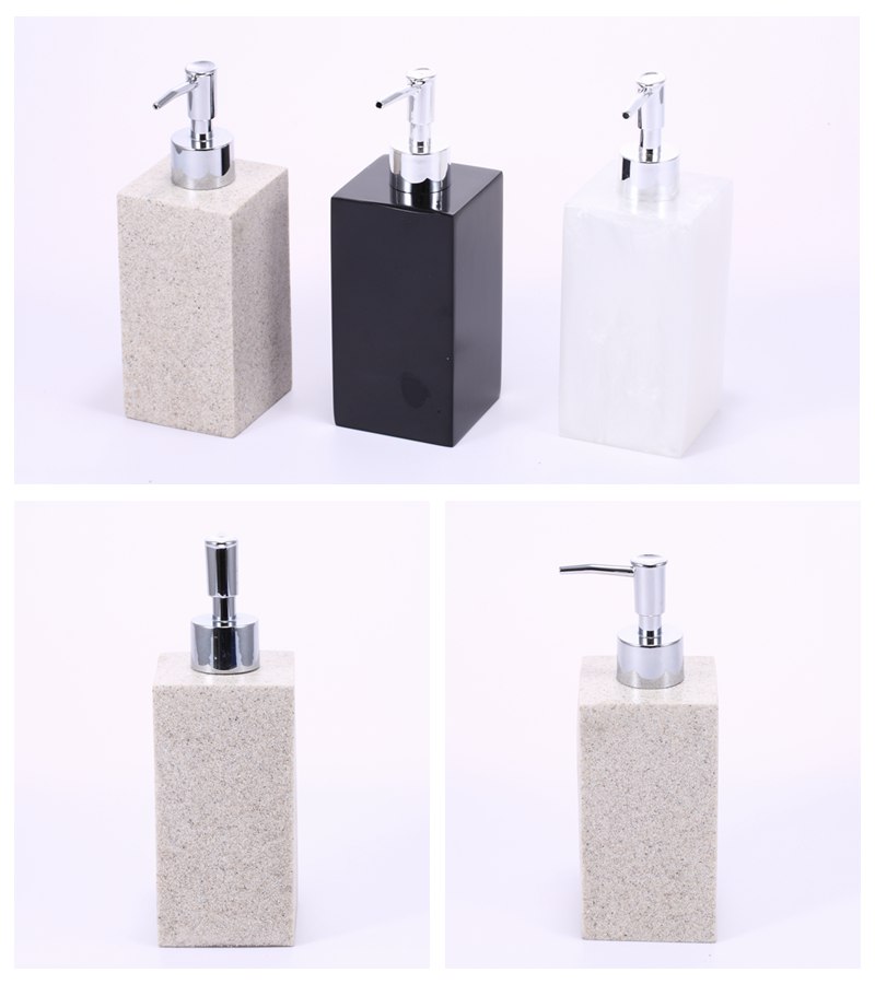 洗手液瓶沐浴露瓶替换瓶树脂乳液瓶长方形皂液器YYJ-RYP-016-0182