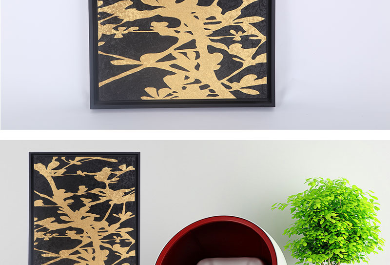 客厅装饰画挂画壁画 创意家居工艺品 装饰油画三件套55x65x3-23