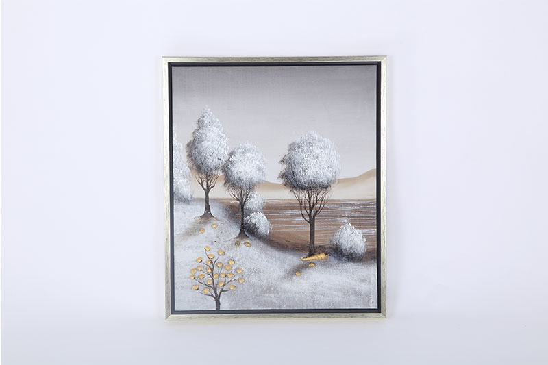 装饰画家居饰品摆件 客厅装饰画挂画壁画 简约工艺油画75x75x3-34