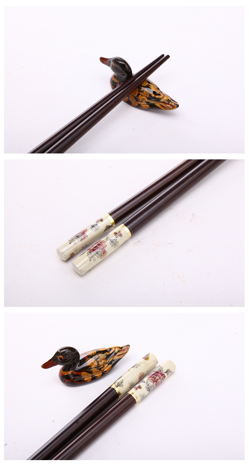 高档原木筷子2对套装 天然健康 高档礼品 Y2-0203