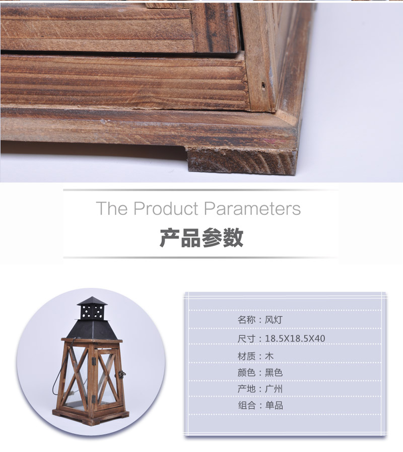 地中海手工 高档摆件 北欧风格挂壁灯 原木炭烧风灯烛台ZF18405