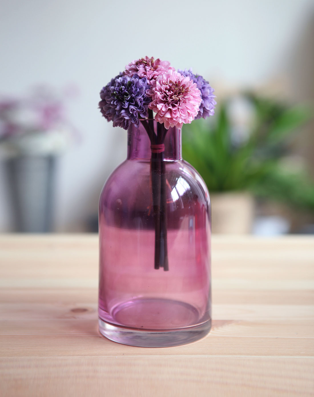 现代简约风彩虹之约花瓶高品质人工吹制多色可选玻璃花瓶摆件ck201-ck