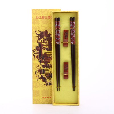 高档原木筷子2对套装 天然健康 高档礼品Y2-015