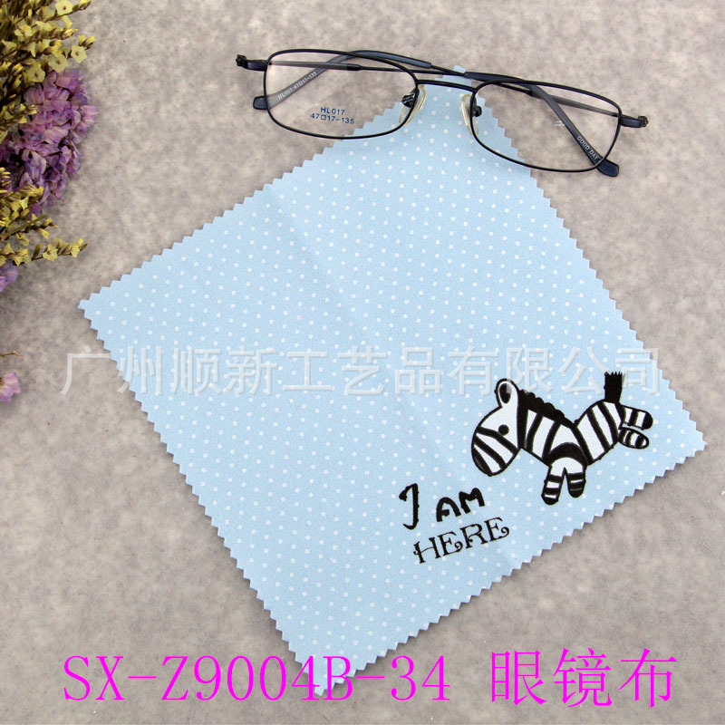 【2015爆款】工厂直供批发可爱卡通双面绒印花眼镜布镜头布檫拭布 SX-Z9004B-344