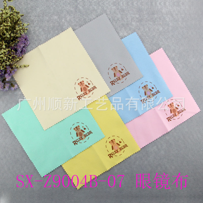 【2015爆款】工厂直供批发可爱卡通双面绒印花眼镜布镜头布檫拭布 SX-Z9004B-071
