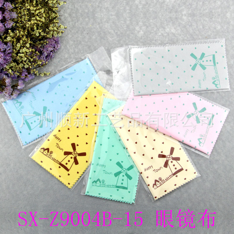 【2015爆款】工厂直供批发可爱卡通双面绒印花眼镜布镜头布檫拭布 SX-Z9004B-157
