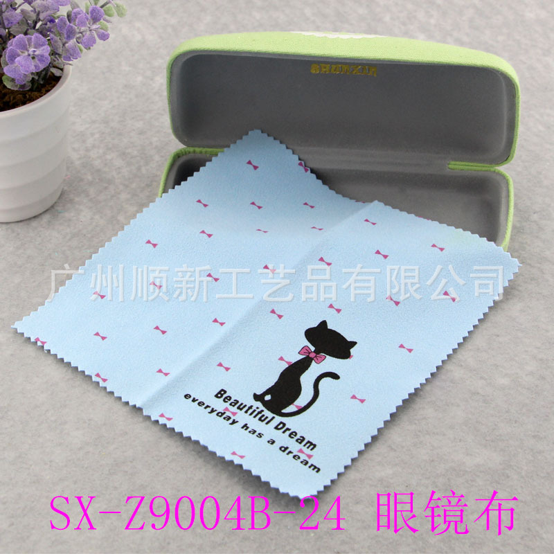 【2015爆款】工厂直供批发可爱卡通双面绒印花眼镜布镜头布檫拭布 SX-Z9004B-242