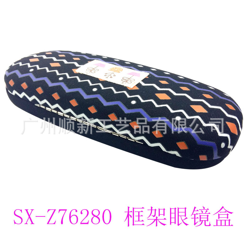 【2015淘宝热卖】厂家直供批发优质日韩帆布小清新印花框架眼镜盒6