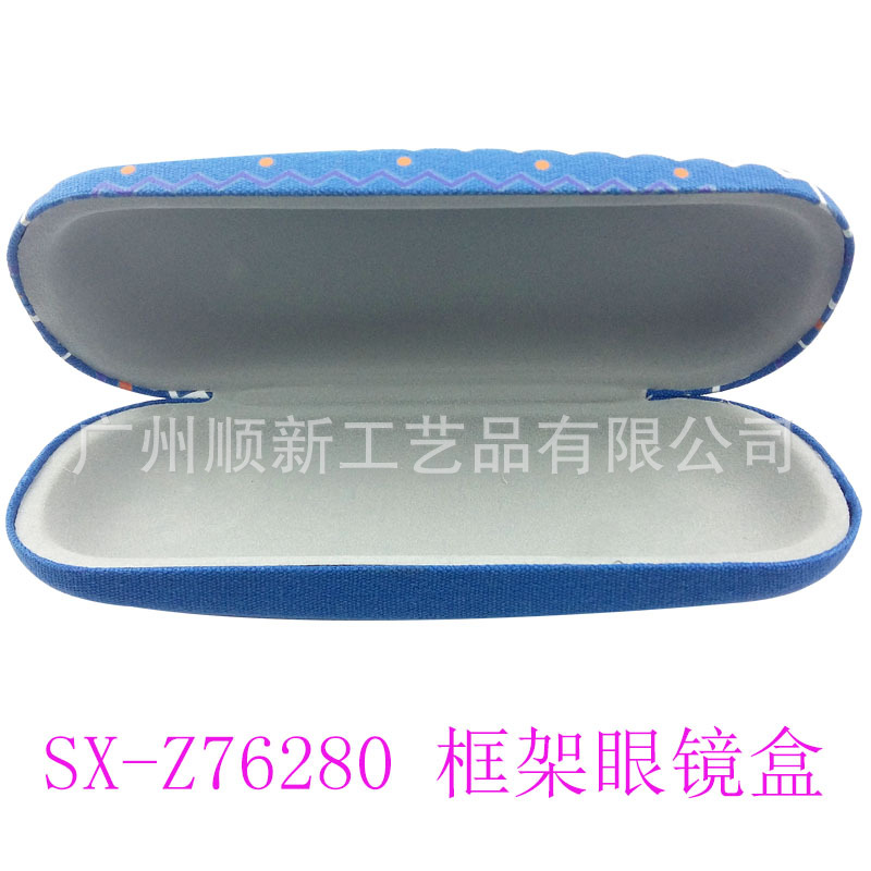 【2015淘宝热卖】厂家直供批发优质日韩帆布小清新印花框架眼镜盒10