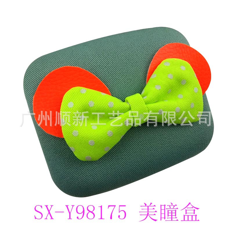 【2015厂家新款热推】工厂直供批发韩版可爱造型便携式隐形眼镜盒4