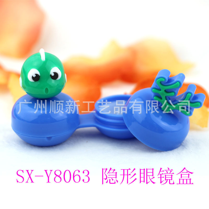 【2015厂家新款热推】淘宝热卖韩版可爱造型便携式隐形眼镜盒4