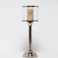 欧式金属高脚杯玻璃蜡烛台透明婚庆道具香槟塔浪漫烛光晚餐桌烛台90086