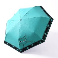 创意趣味影像雨伞 折叠小清新两用双层遮阳伞色胶防晒 超轻七伞骨三折伞 GM-288