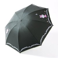 创意雾面印花伞 折叠小清新两用双层遮阳伞色胶防晒 超轻八伞骨四折伞 JP-4188
