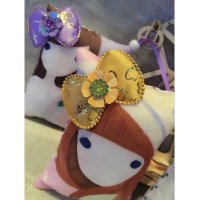 可爱卡哇伊美少女长方形香包香囊 蝴蝶结 自然散发香味清新 自然 香味：薰衣草 海洋 茉莉 玫瑰