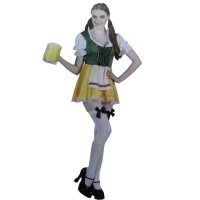 万圣节成人女款啤酒妹造型衣服 派对舞会用品服饰