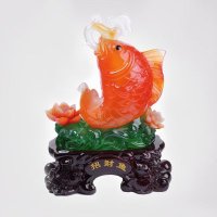 富贵居 家居公司店铺摆件工艺品招财鱼开业乔迁商务同学朋友送礼礼品