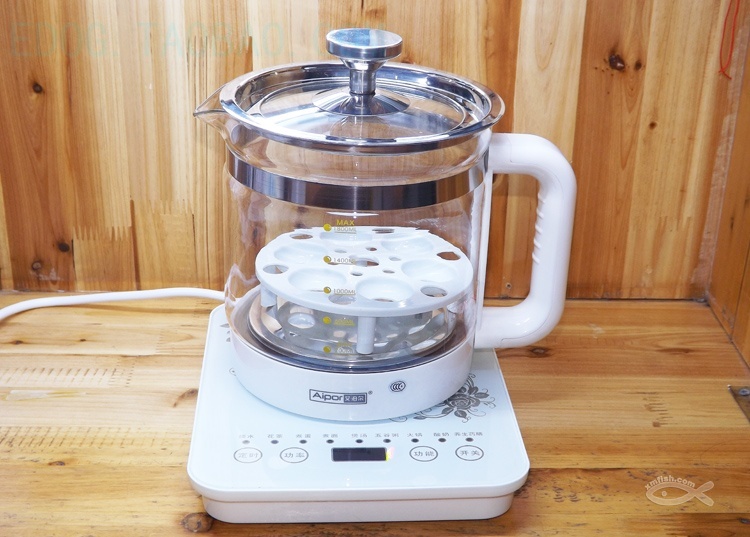 FM6182电热水壶保健养生壶加厚玻璃分体多功能花茶煎药壶1