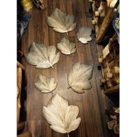 银箔叶子壁挂壁挂 创意家具高档墙壁装饰挂件组合壁饰 BG-0008