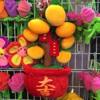 过年摆设盆桔 大吉