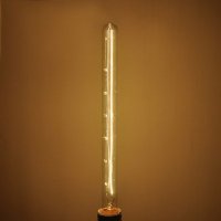 欧式复古工业风爱迪生钨丝灯泡T30*300