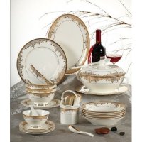 黄金翰宫骨质瓷50头餐具