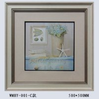 完美画业 餐厅/卧室装饰画、北 欧/地中海风格防水防潮磨沙画