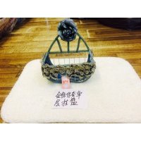 西式创意铁艺金钻传奇单层挂篮摆件家居装饰摆件