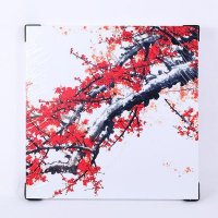 家居家装现代画装饰品 壁画高密板板画红梅花摆件四联画S000A1-4