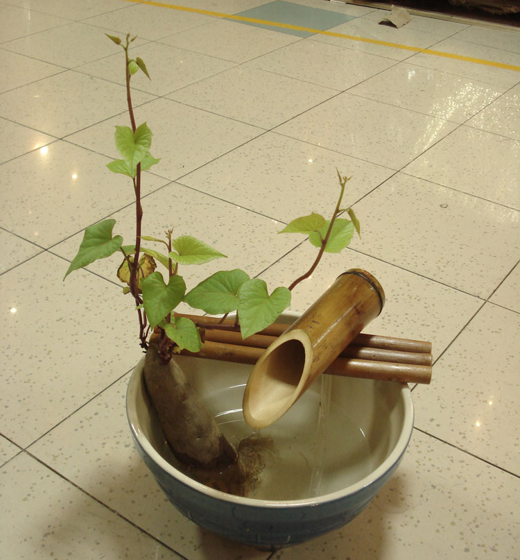 中式竹编竹流水喷泉流水家居装饰摆件风水摆件5