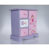 简约韩版女孩三抽单门首饰盒饰品盒
