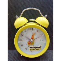 简约可爱3寸凸面金属打铃钟闹钟