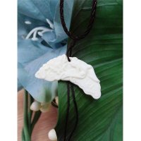 精美骨雕项链吊坠 凤鸣朝阳