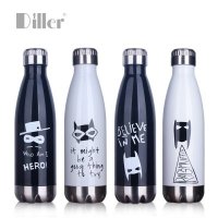 MLH8620diller500ml新款保温杯可乐瓶真空不锈钢保温杯厂家直销可乐保温杯高档茶杯定制杯
