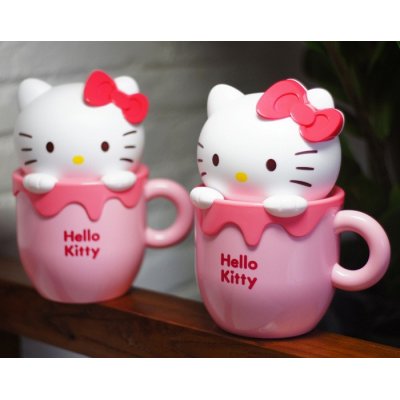 超萌卡通hellokitty杯杯灯凯特猫小夜灯 KT猫LED灯 kitty台灯，下单备注颜色