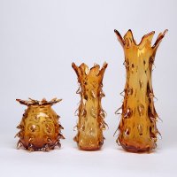 欧式简约琥珀仙人掌花器客厅玄关摆件KL1818HS-A、KL1433HS-A、KL1947HS-A
