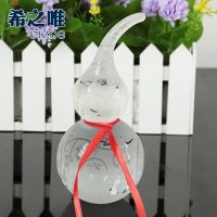 水晶工艺品 80#K9水晶葫芦 辟邪镇宅之宝 家居摆件送礼 葫芦批发