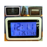 现代简约带背光多功能led电子时钟台钟