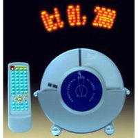 现代简约可遥控带背光led摇摆时钟