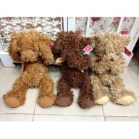 毛绒公仔不听不说不看害羞熊