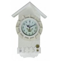 全实木水车房子单面挂钟KS950，下单备注颜色