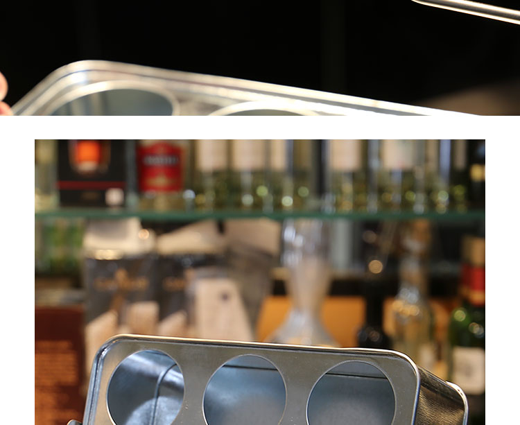 开利 新款铁艺欧式原色冰酒冷饮饮料提篮KTV酒店聚餐啤酒六格酒6