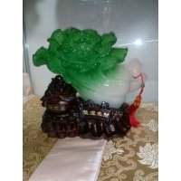 特色时尚家居饰品装饰品风水摆件（白菜）百财，精致工艺品精品聚宝来财